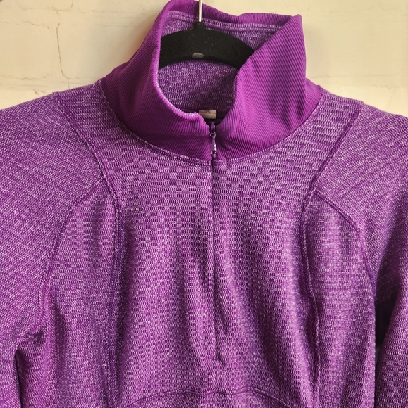 Lululemon Runderful Slim Fit 1/2 Zip Running Pullover Purple Tender Violet 8 - Picture 5 of 16